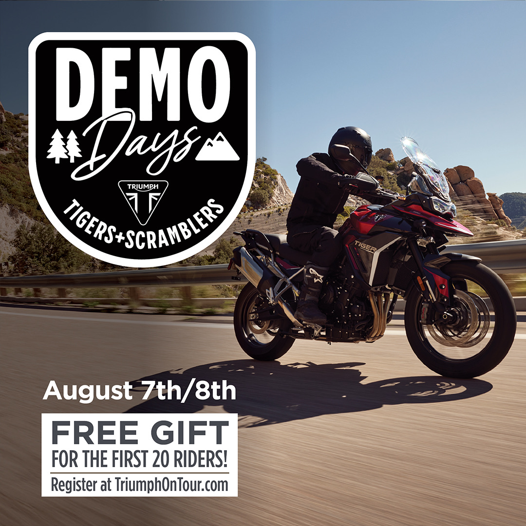 Triumph Tiger & Scrambler Demo Days